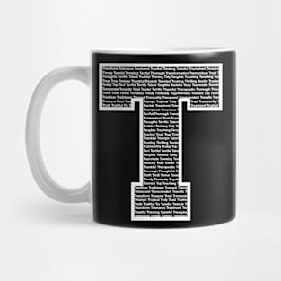 T White Mug